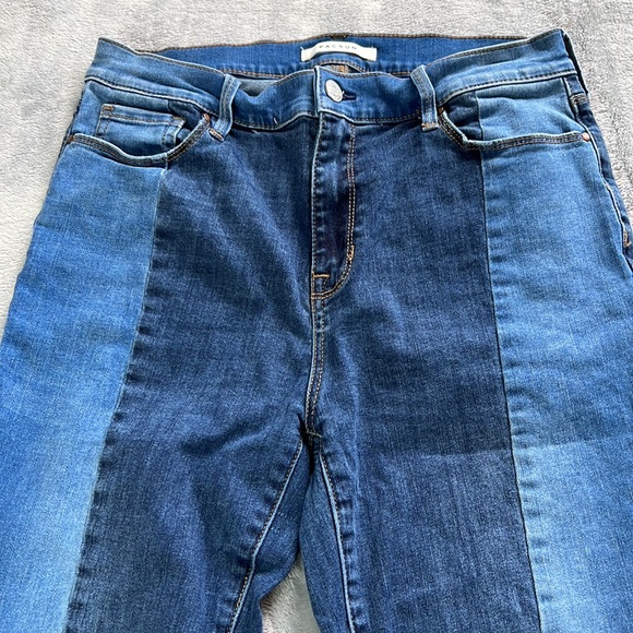 🎯PacSun Two Panel Hi-Rise Ankle Jegging Blue Size 28 - Picture 5 of 11